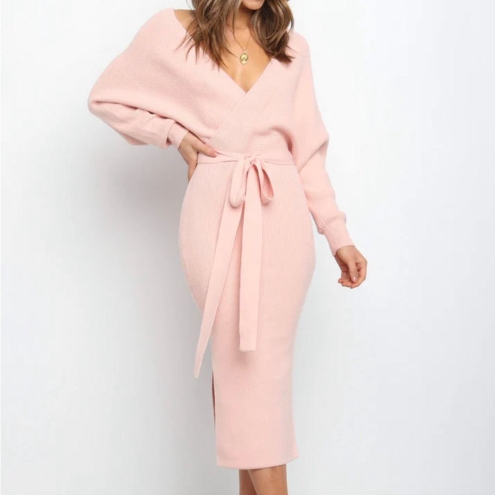 Petal and pup sweater dress
